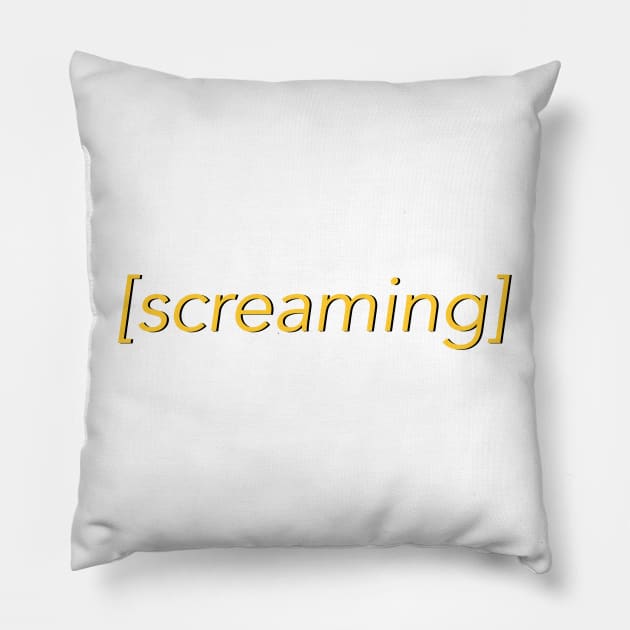 Screaming Pillow by clownshop