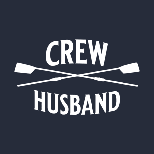 Crew Rowing Husband Sculling Vintage Crossed Oars T-Shirt