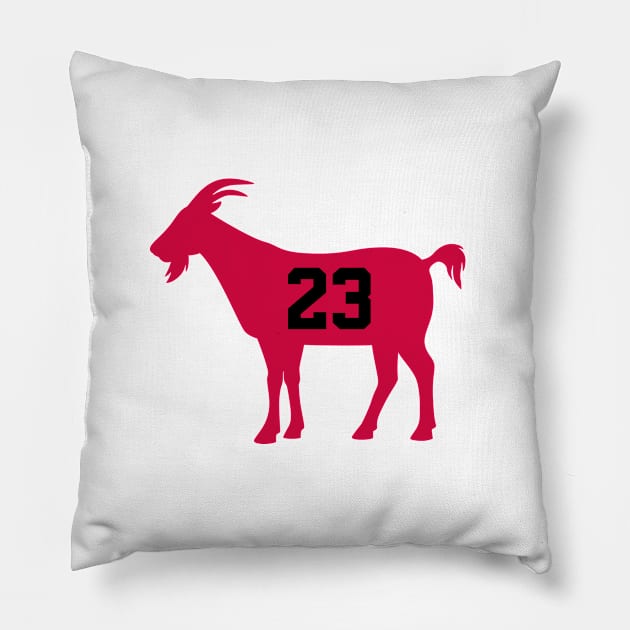 CHI GOAT - 23 - White Pillow by KFig21