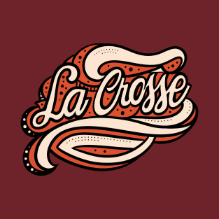 La Crosse Wisconsin Fancy Script Graphic T-Shirt