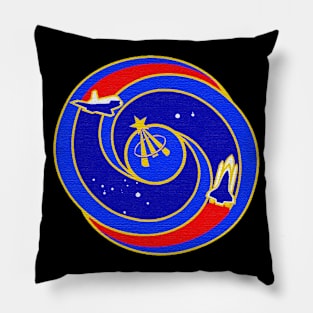 Black Panther Art - NASA Space Badge 124 Pillow