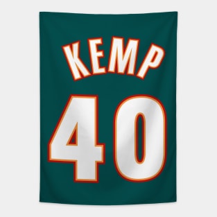 Kemp -FRONT AND BACK PRINT!!! Tapestry