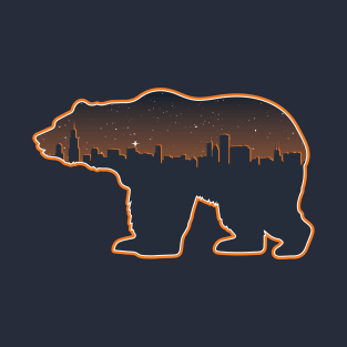 Chicago Bears City Skyline T-Shirt