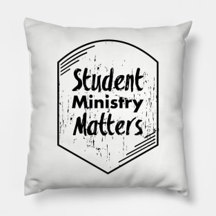 Student Ministry Matters Black Logo Pillow