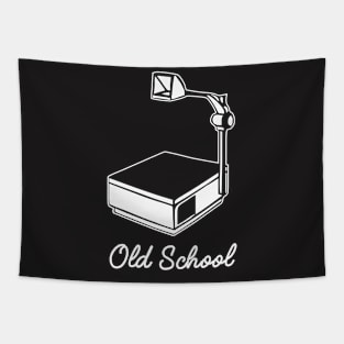 Teacher Shirt - I Keep it Old School Tapestry