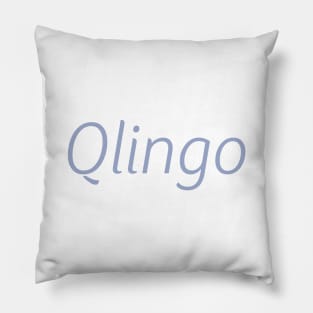 Qlingo Logo Pillow