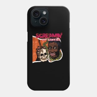 Screamin' Jay Sonic Blues Chronicles Retro Nostalgia Tee Celebrating Unconventional Brilliance Phone Case