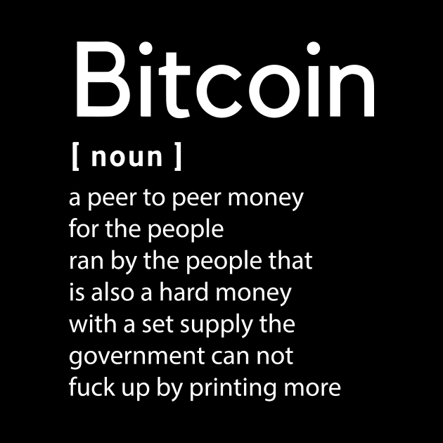 Bitcoin Definition by CryptoDeity