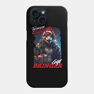 Tyranno Claus, Gift Bringer Dinosaur Christmas Phone Case