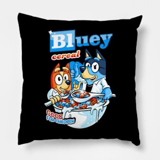 bluey eating Pillow
