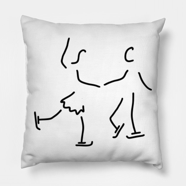 Figure Skating There Ice Skate Choose Pillow Teepublic
