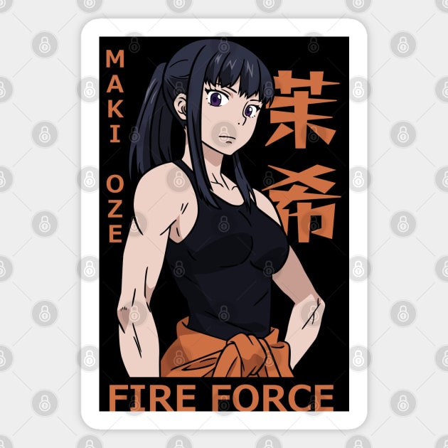 Anime Fire Force Enen No Shouboutai Tamaki Kotatsu Maki Oze