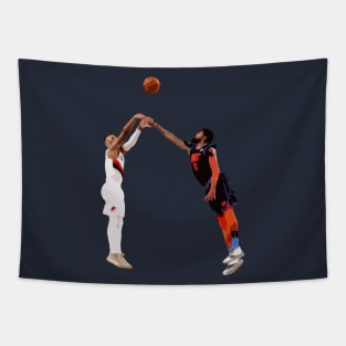 Damian Lillard Buzzer Beater vs OKC Tapestry