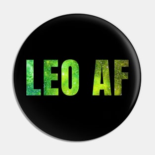 Leo AF / Funny Leo Shirt / Star Sign Zodiac Gift / Horoscope Astrology Gift / Birth Sign Shirt Pin