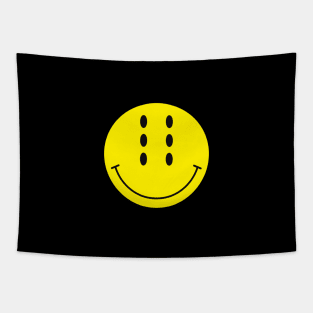 Six-Eyed Smiley Face, Medium Tapestry