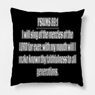 Psalm 89:1 Pillow