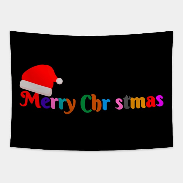 Merry Christmas Tapestry by Artistic Design