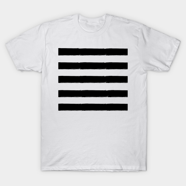 Simple Black - Black Artwork - T-Shirt