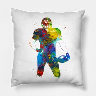 American Football Player Pillow