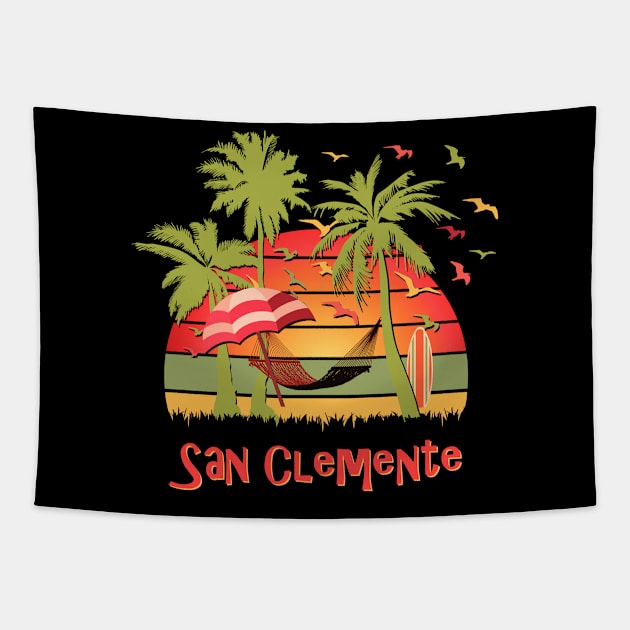 San Clemente Tapestry by Nerd_art