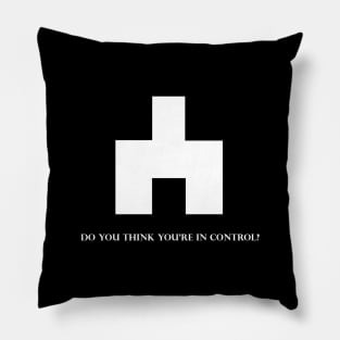 Black Mirror Bandersnatch- White Bear Symbol Pillow