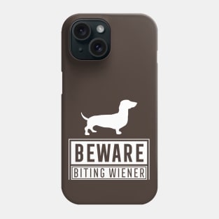 Biting Wiener Doggie Phone Case