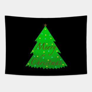 Christmas time for the Christmas tree Tapestry