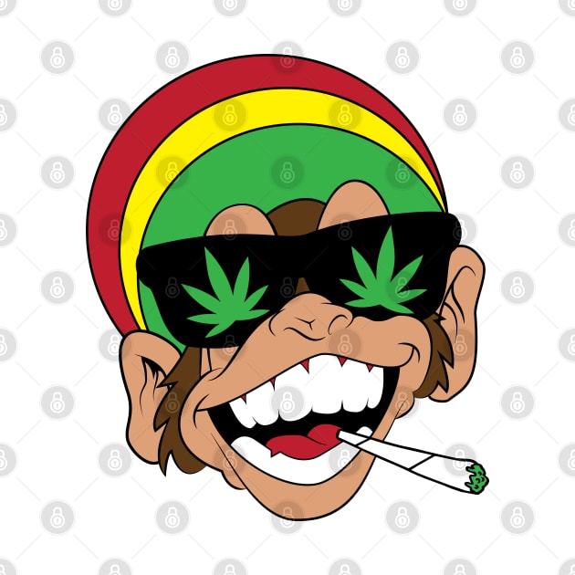 Rasta Monkey by defytees