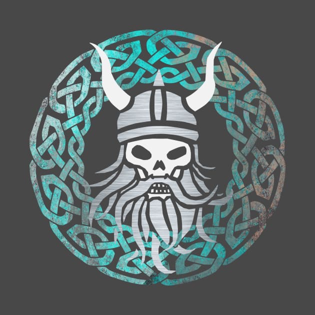 Viking Skull by Wild Geometric