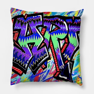 Art Graffiti scribble ink 23 Pillow