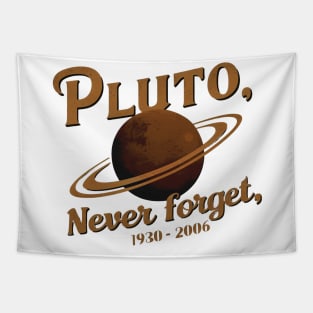 Pluto, Never Forget 1930 - 2006 Tapestry