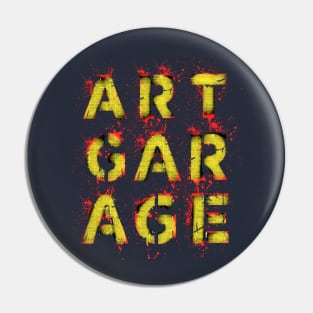 Street Art Garage Splash Graffiti Pin