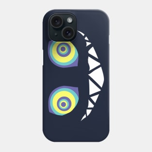 Creepy Hypnotic Face Design Phone Case