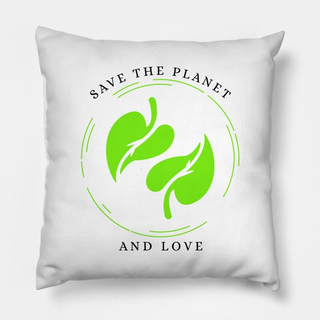 Save our Planet Pillow by ForEngineer