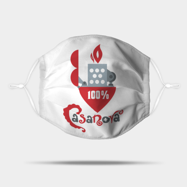 100% Casanova - Humor - Mask | TeePublic 100% Casanova - Humor - Mask | TeePublic