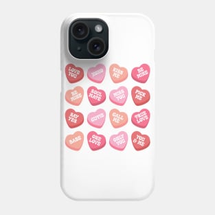 Retro heart candy I love You Phone Case