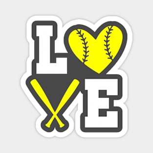 Softball Love Magnet