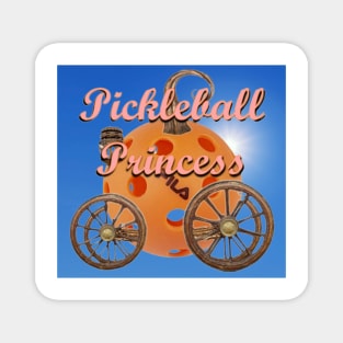 Pickleball Princess Carriage Design Magnet