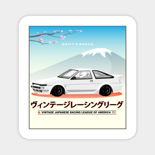 Vintage Japanese Racing League of America AE86 Magnet