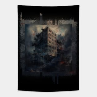 Dystopian Glitch Tapestry