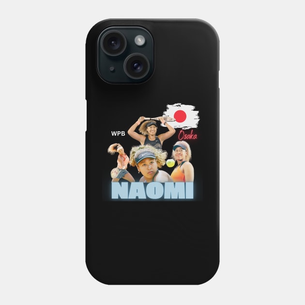 Naomi Osaka - Unstoppable Force Phone Case by WPB Sports shop