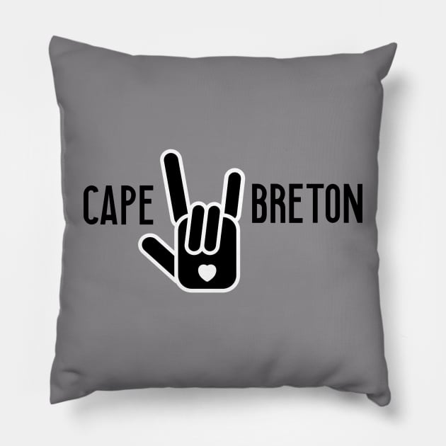 CAPE BRETON I LOVE YOU Pillow by SALTY TEES & CO.