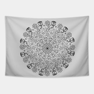 FLORAL MANDALA Tapestry