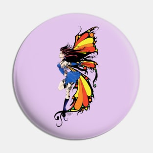 Blue and Pink Fairy Pin