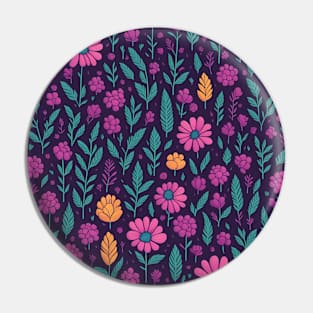 colorful floral pattern Pin