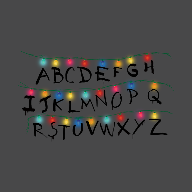 Stranger Things Lights - Sci Fi - T-Shirt | TeePublic