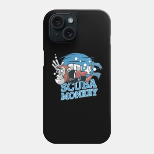 Scuba Monkey - Scuba Diving Chimp Phone Case