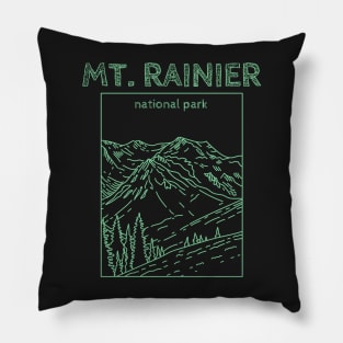 Mt Rainier National Park Pillow