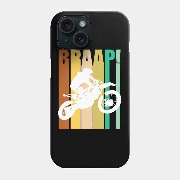 Dirt Biking - Braap Phone Case by Kudostees