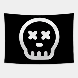 Skull (white) Tapestry